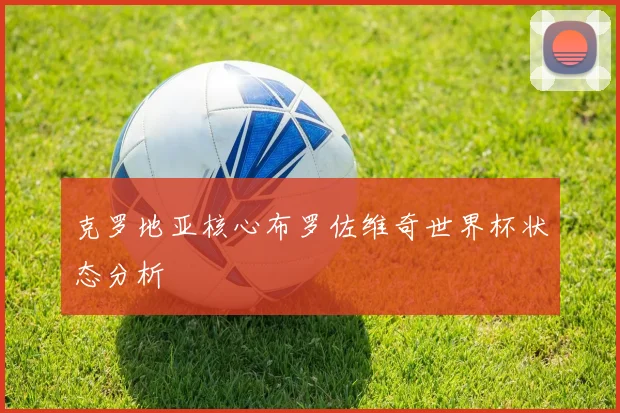克罗地亚核心布罗佐维奇世界杯状态分析